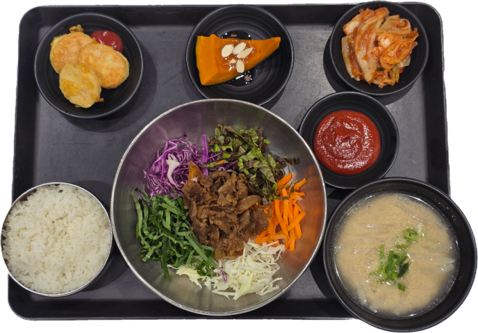 불고기생채소비빔밥