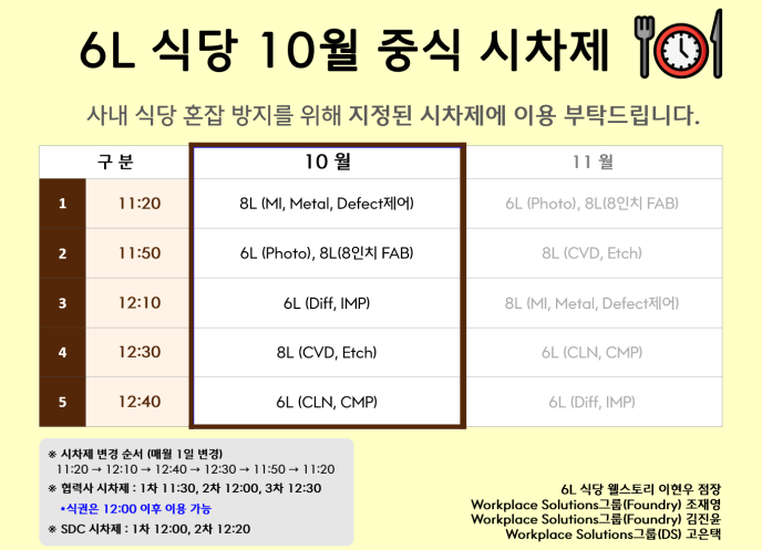 10월 시차제