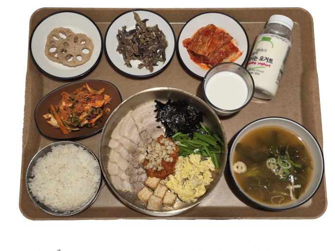 보리된장수육비빔밥
