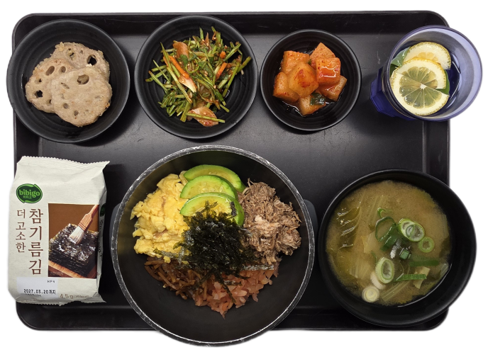 뚝배기장조림비빔밥