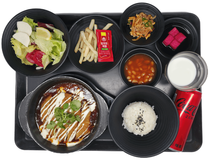 매운치즈가스(베지미트)