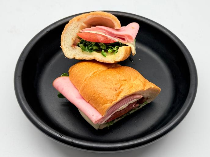 햄치즈소금빵샌드위치