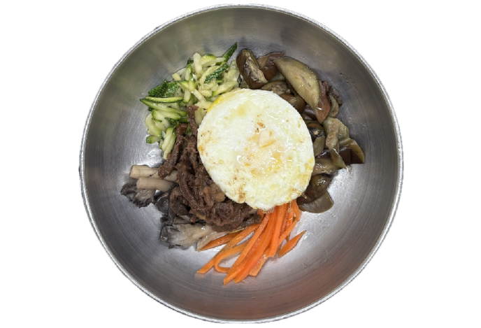 가지소고기버섯밥(우육:호주산)&계란후라이