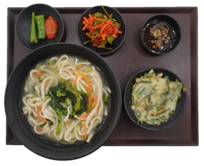 얼갈이칼국수