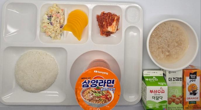 컵면(삼양라면,정량1개)