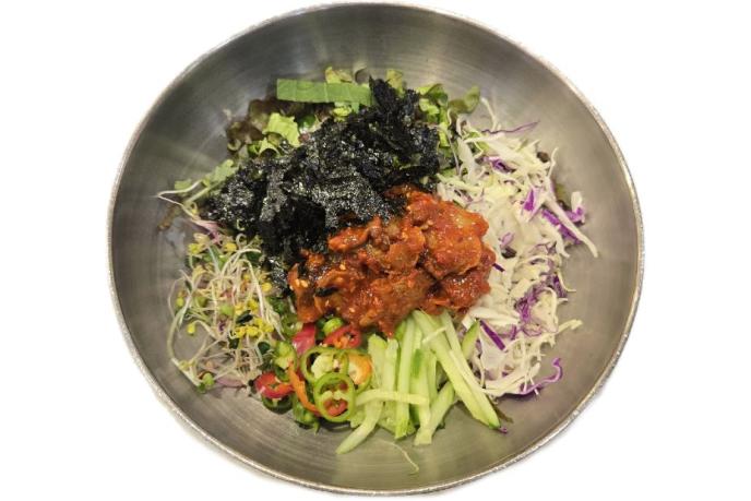생야채꼬막비빔밥