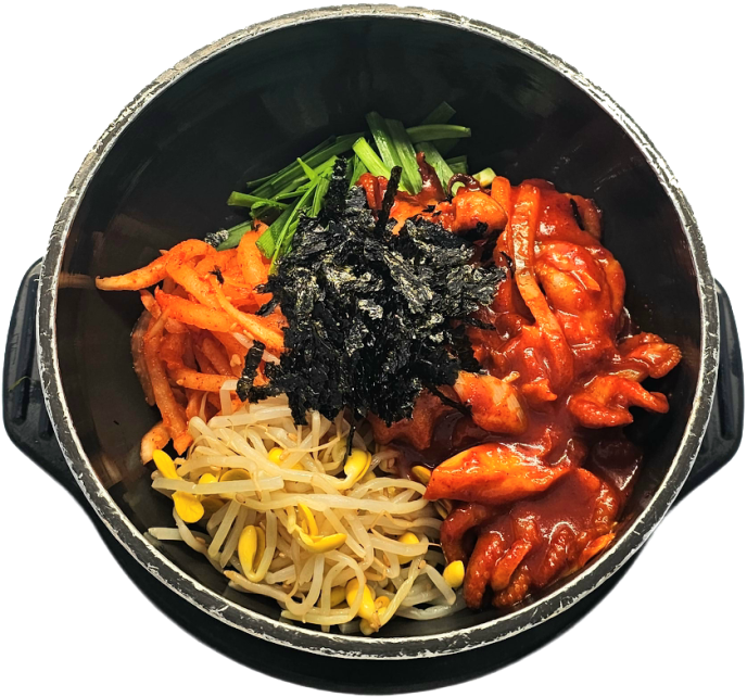 쭈삼콩나물비빔밥