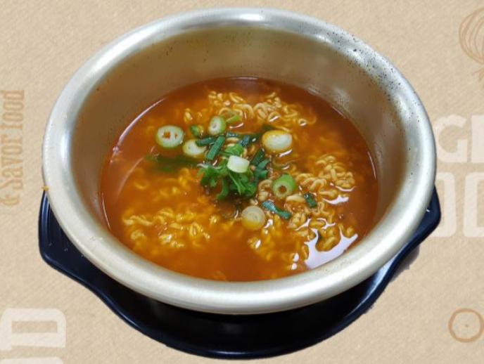 라면(참깨라면)&청양고추