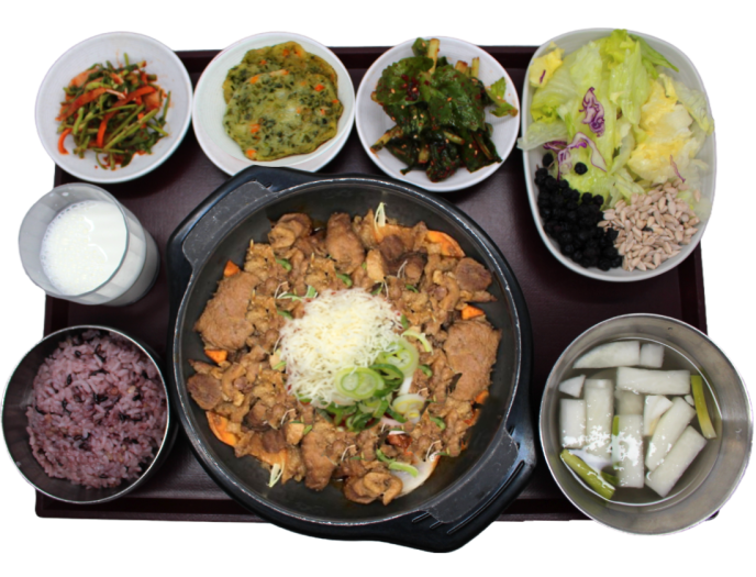 간장오리불고기&눈꽃치즈