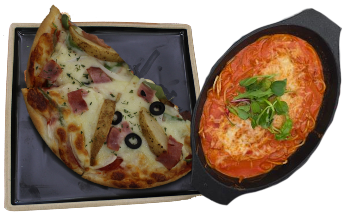 [수제피자] 베이컨포테이토피자1/2(1/2 Bacon Potato Pizza)