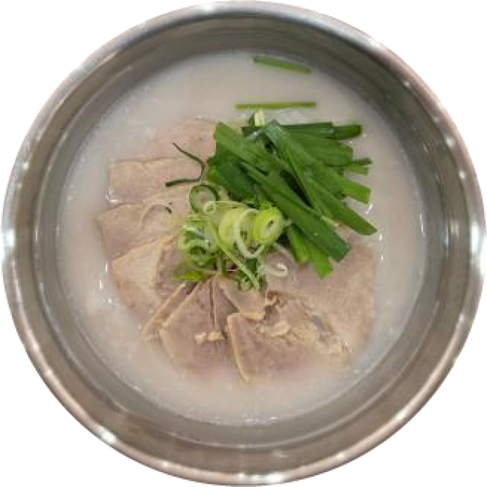 돼지국밥(밥포함)(Pork and Rice Soup)