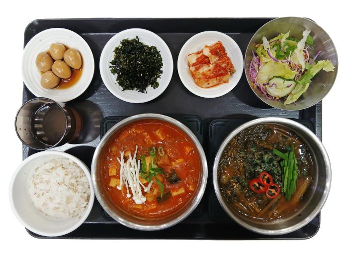 [듀얼메뉴] 올갱이해장국밥 or 참치짜글이찌개