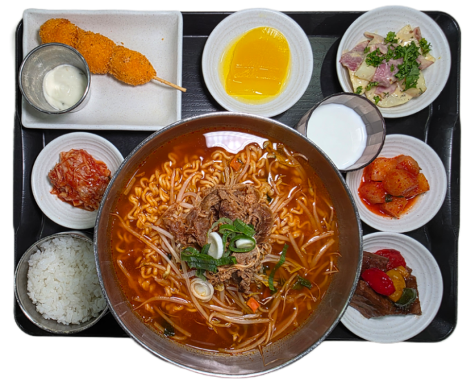 [분식데이] 우삼겹숙주라면(진라면)
