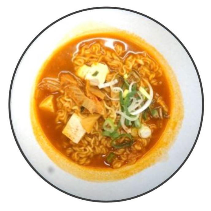 [블루]두부김치라면