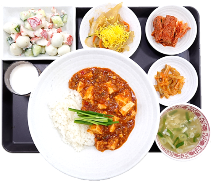  마라마파두부덮밥 