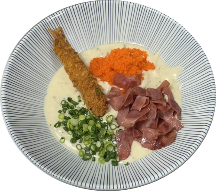 날치알크림우동