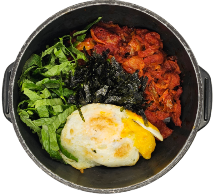 돌솥 제육덮밥 & 계란후라이
