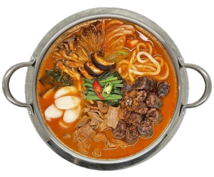 순대 곱창 전골