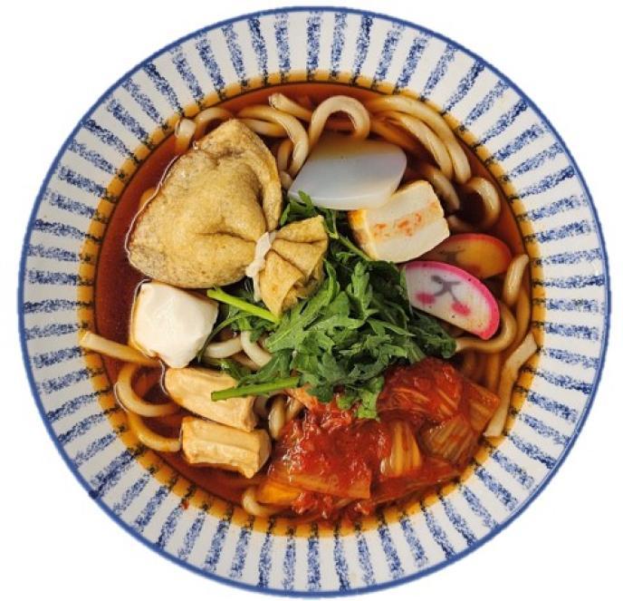 유부 김치우동