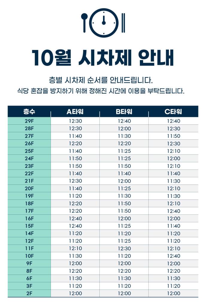 10월 시차제