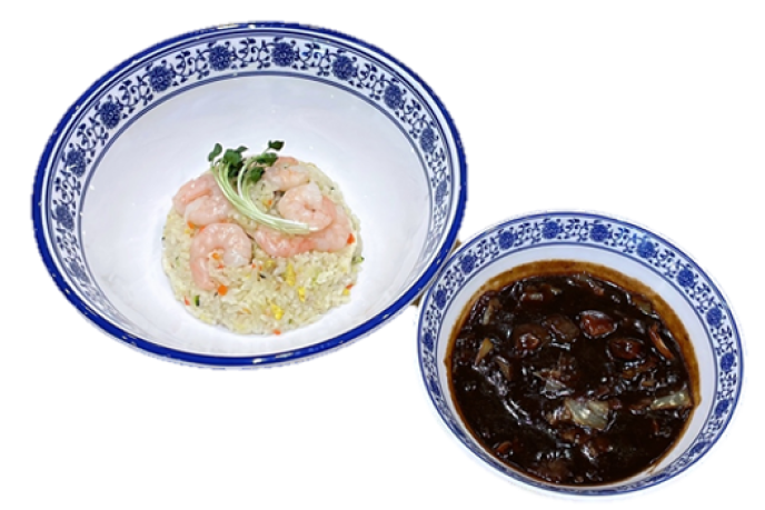 게살볶음밥&자장소스