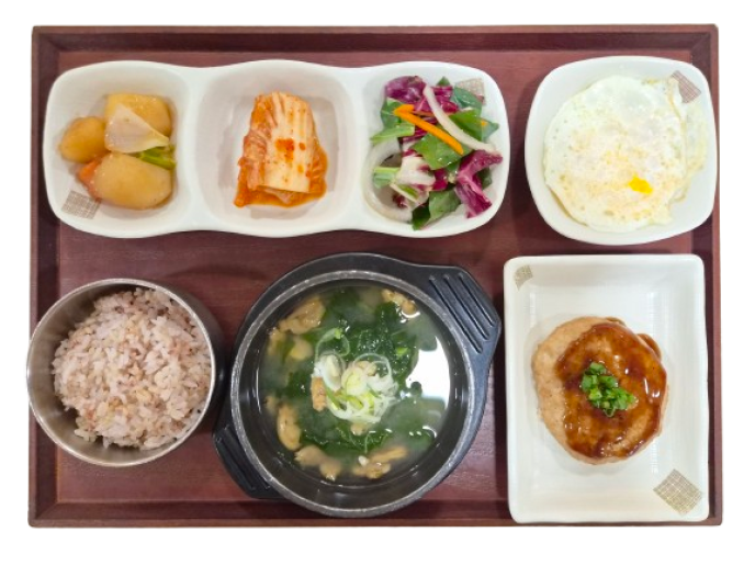 (저염)아욱조갯살된장국