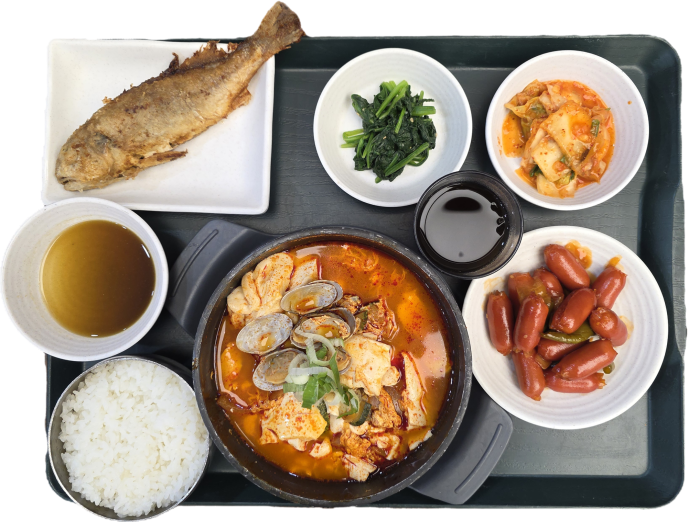바지락순두부찌개