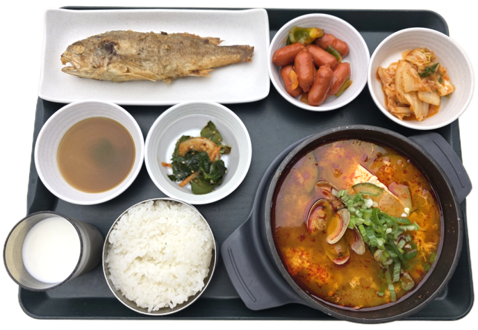 바지락순두부찌개