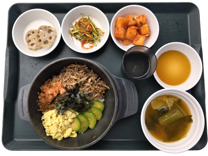 뚝배기장조림비빔밥
