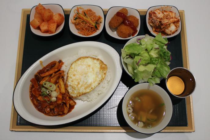 오징어덮밥&계란후라이