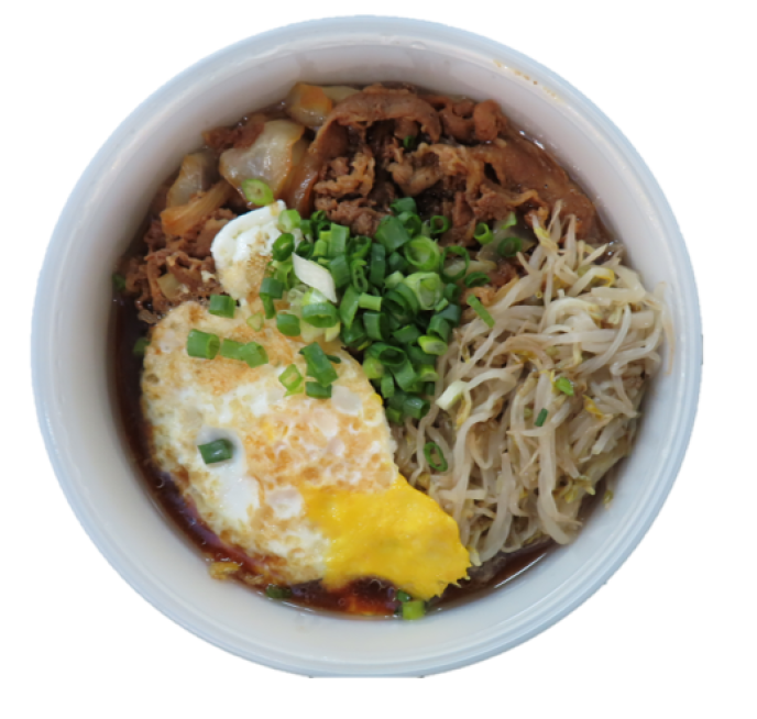 우삼겹숙주덮밥&계란후라이