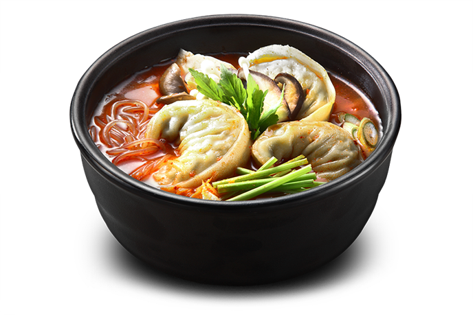 뚝-왕만두김치전골